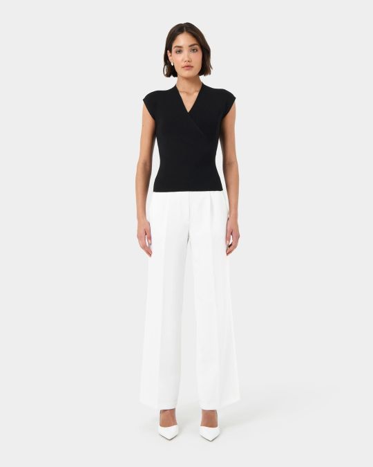 Ani Wrap Knit Top