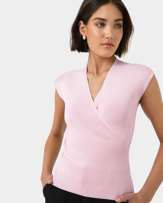 Ani Wrap Knit Top