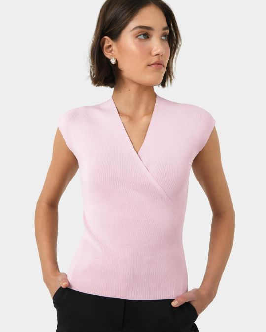 Ani Wrap Knit Top