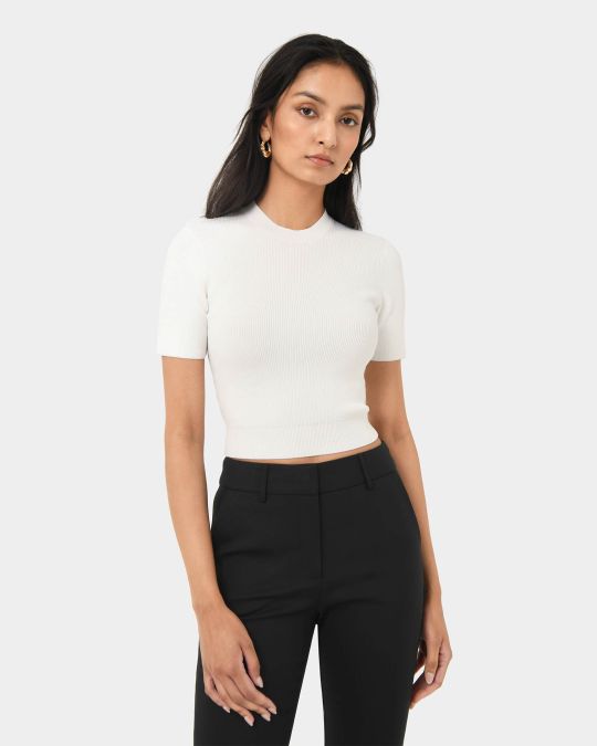 Murphy Crop Knit Top