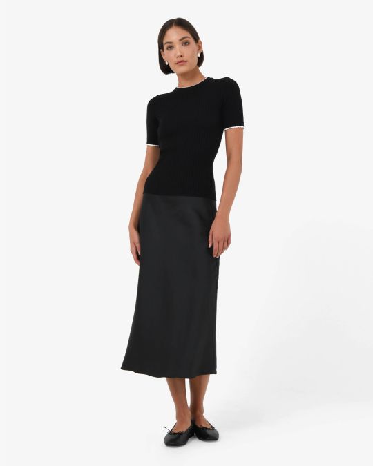 Hanni Contrast Knit Top