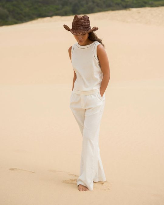 Perry Linen Tailored Pants