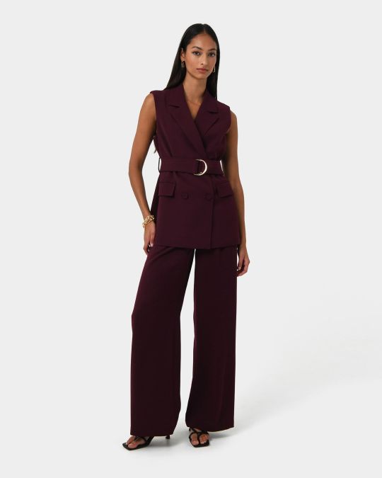 Rumy Wide Leg Tailored Pants