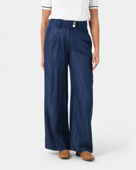 Kaley Lyocell Denim Trousers