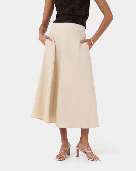 Aiya Bias Midi Skirt