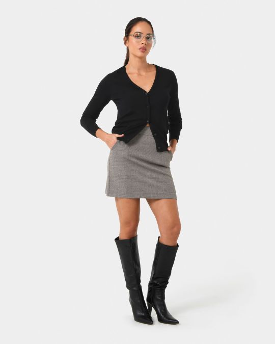 Kai Check Mini Skirt