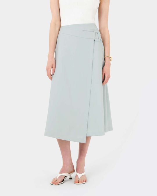 Sofia Wrap Midi Skirt