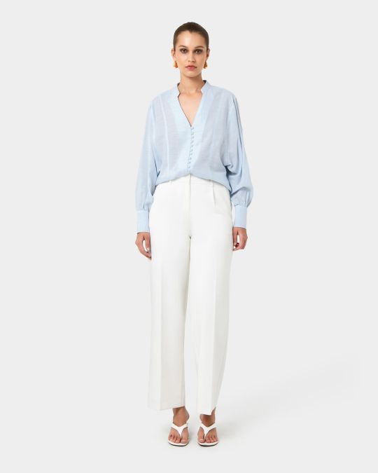 Helena Draped Sleeve Blouse