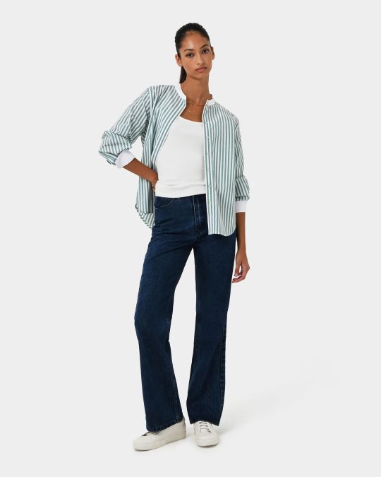 Melie Cotton Stripe Shirt