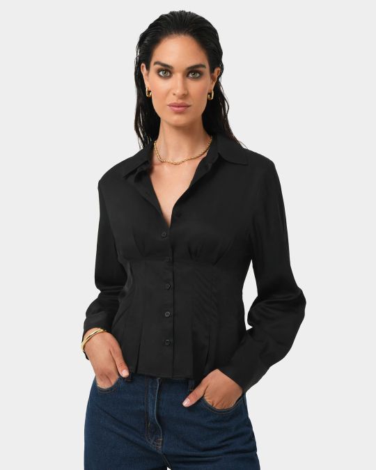 Paige Gathered Shirt