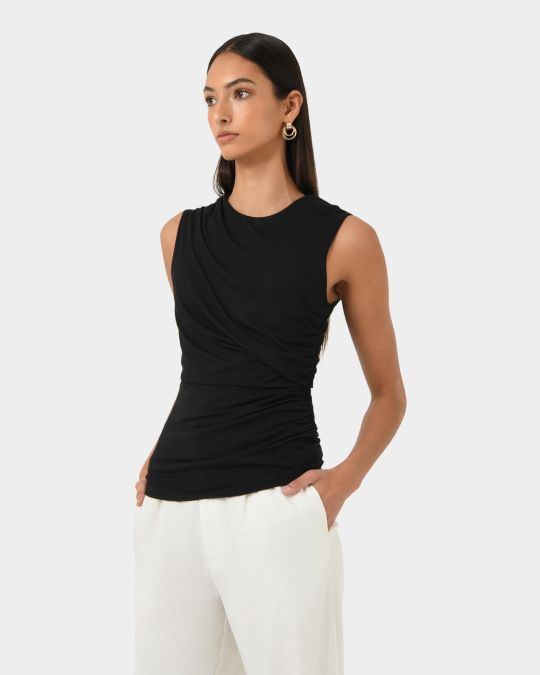 Mia Ruched Jersey Top
