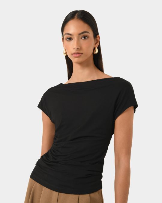 Mia Off Shoulder Jersey Top
