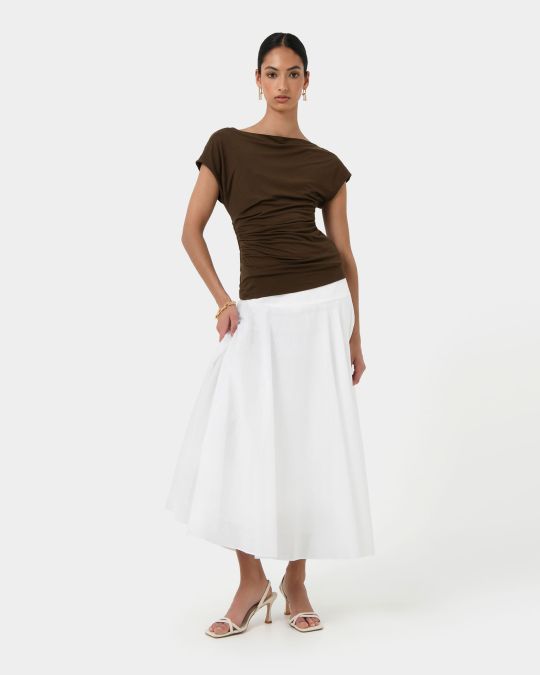 Mia Off Shoulder Jersey Top