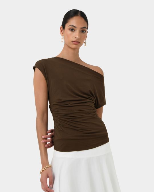 Mia Off Shoulder Jersey Top