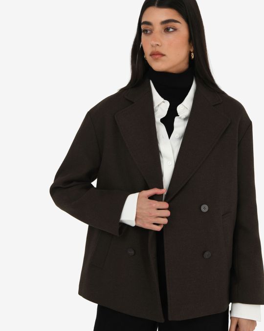 Tamara Cropped Peacoat