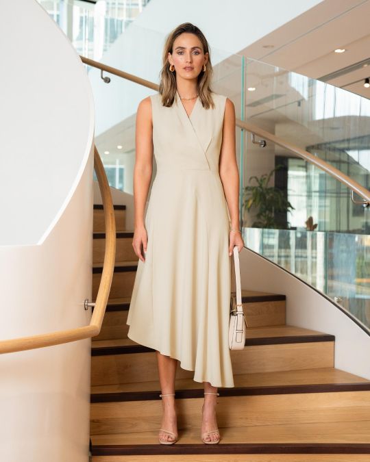 Polly Bias Midi Dress