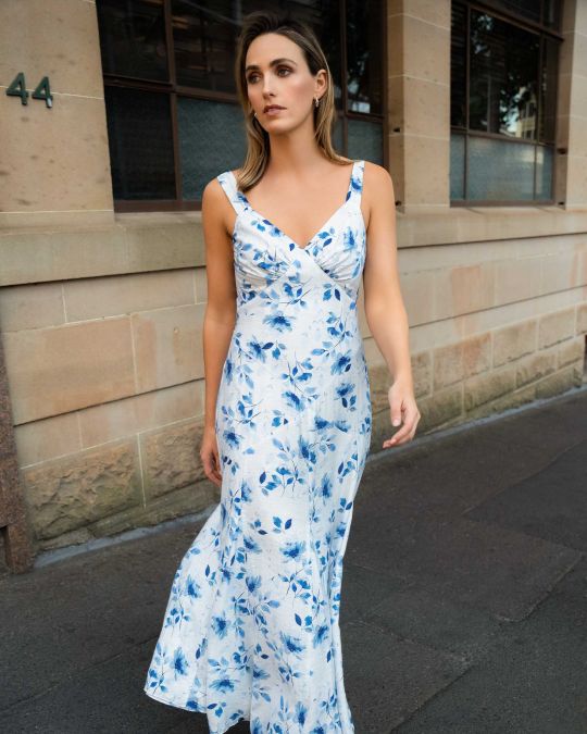 Tessie Godet Panel Dress