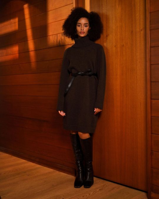 Sasha Wool Blend Knit Dress