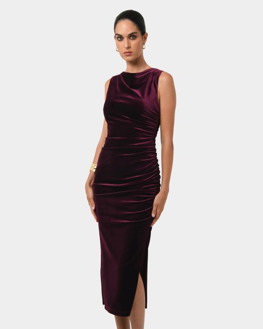 Cory Drape Midi Dress