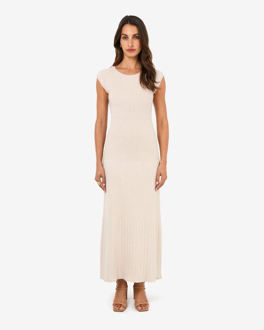 Lourdes Ribbed Knit Dress