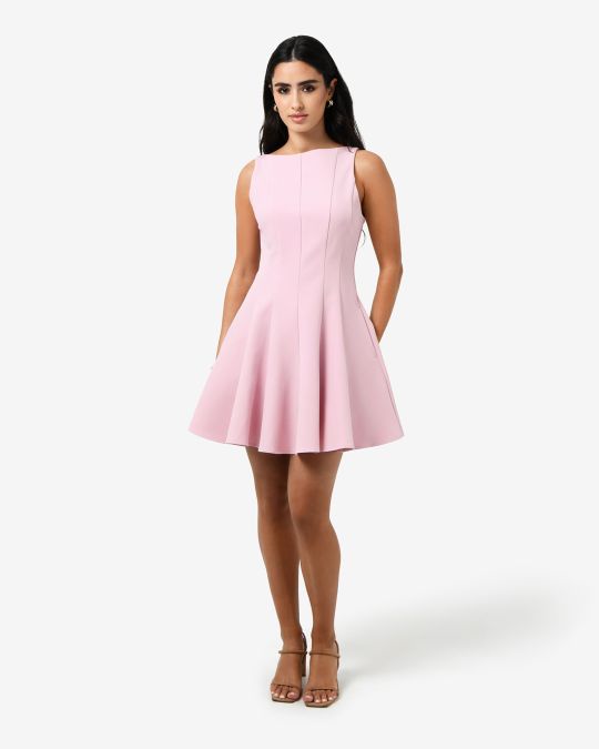 rosemary mini dress Rosemary Pink Floral Mini Dress M