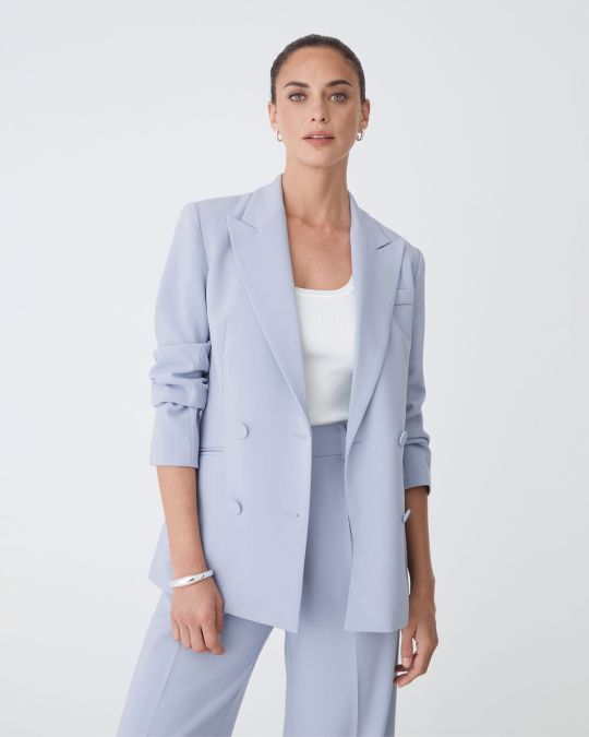 Nikki Collarless Cropped Jacket | Black | Forcast AU