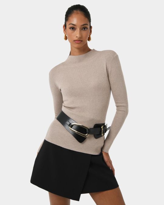Biface Leather Belt