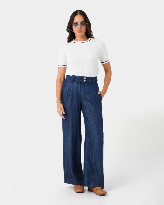 Harvey Cable Knit Top