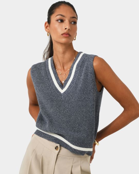 Sarah V-neck Knit