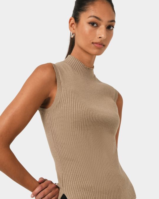 Charm Mock Neck Knit