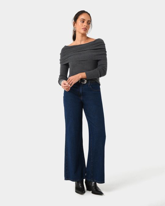 Ally Off Shoulder Knit