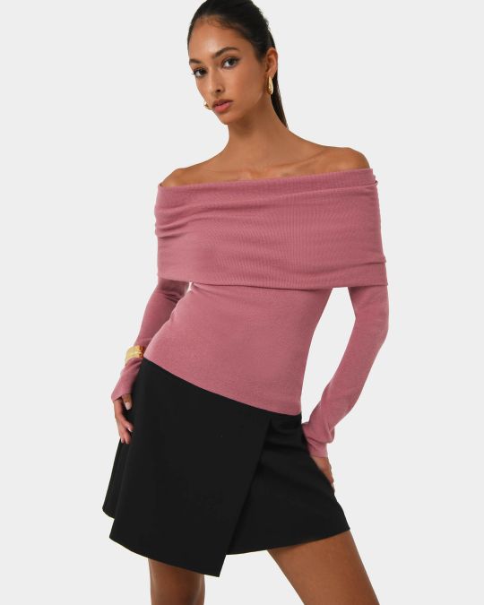 Ally Off Shoulder Knit