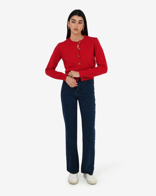 Alina Button Cardigan