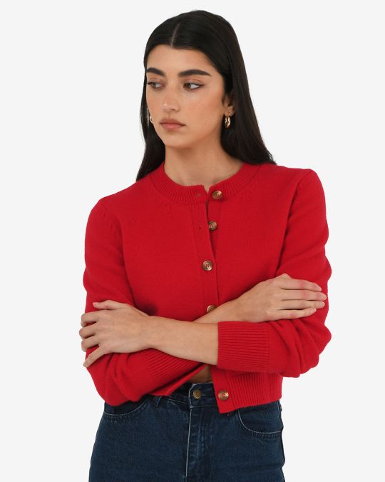 Alina Button Cardigan