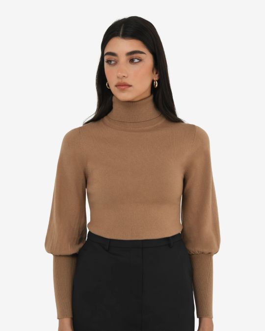 Nolan High Neck Knit