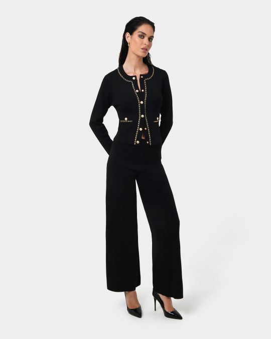 Brianna Wide Leg Knit Pants