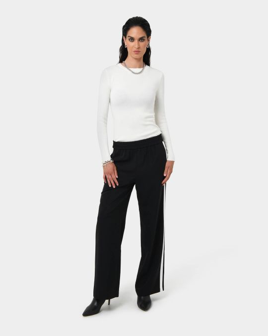 Alla Contrast Elastic Pants
