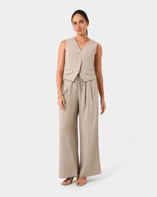Abel Elastic Waist Relax Pants