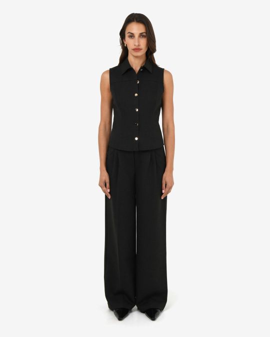 Dolly Pleated Wide Leg Pants