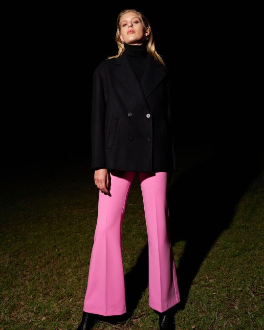 Belmore Crepe Flared Pants