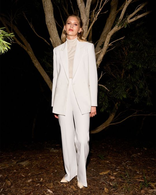 Belmore Crepe Flared Pants