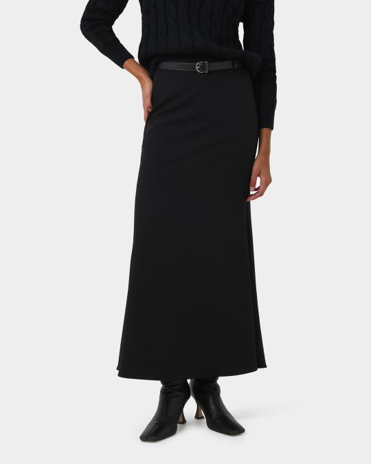 Caris Flared Maxi Skirt