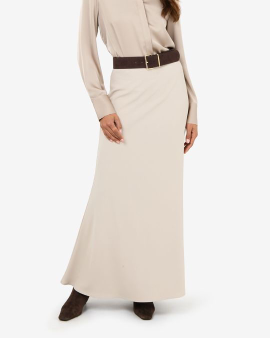 Caris Flared Maxi Skirt