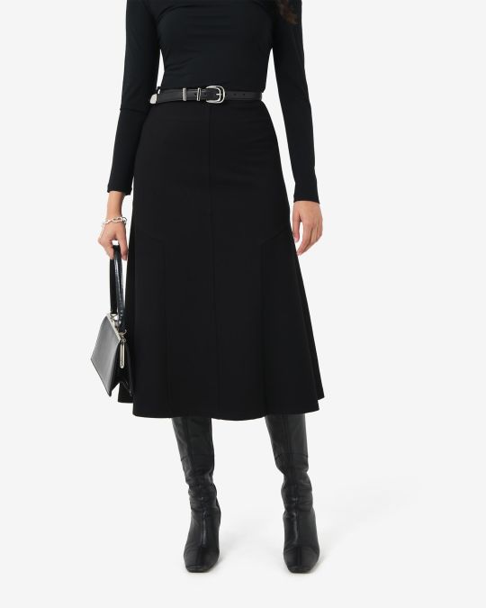 Adele Side Panel Midi Skirt