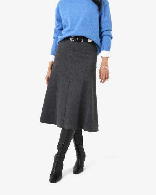 Adele Side Panel Midi Skirt