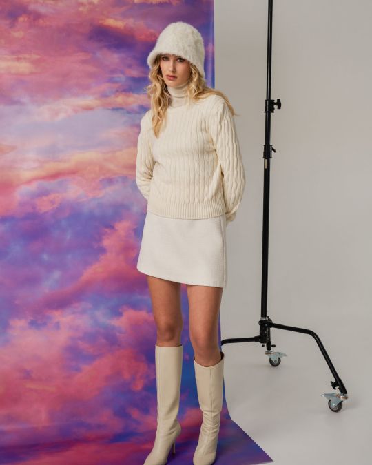 Cynthia Tweed Mini Skirt