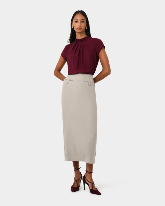 Milla Column Midi Skirt