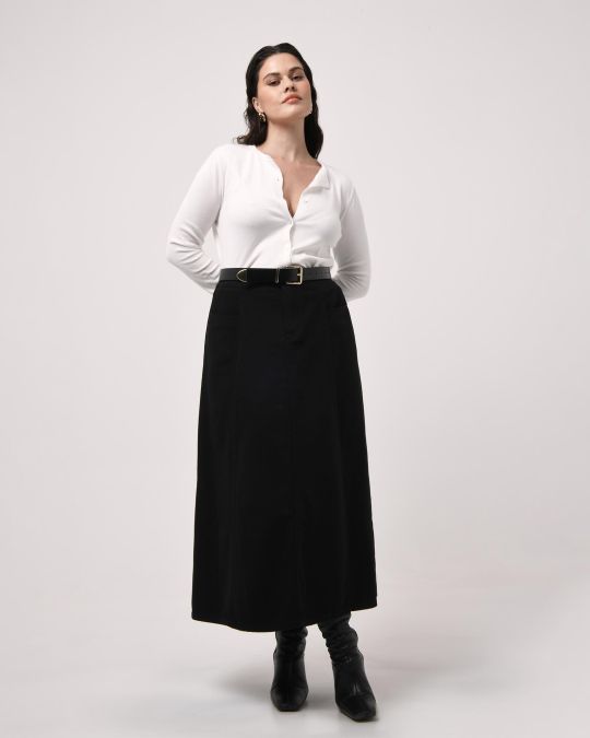 Sam Panel Denim Skirt