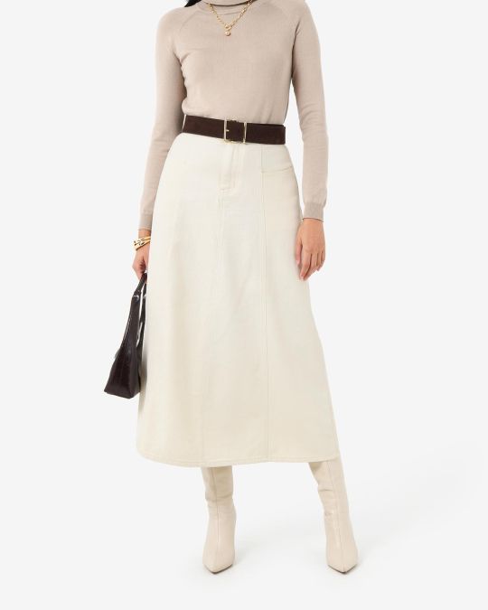 Sam Panel Denim Skirt