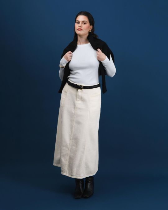 Sam Panel Denim Skirt